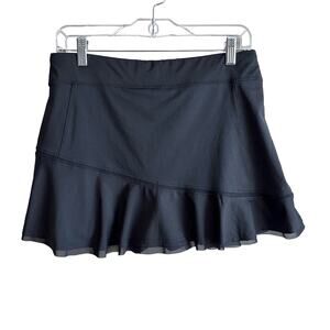 Inphorm Women's Flouncy 13" Tennis Athletic Lined Skort Black L